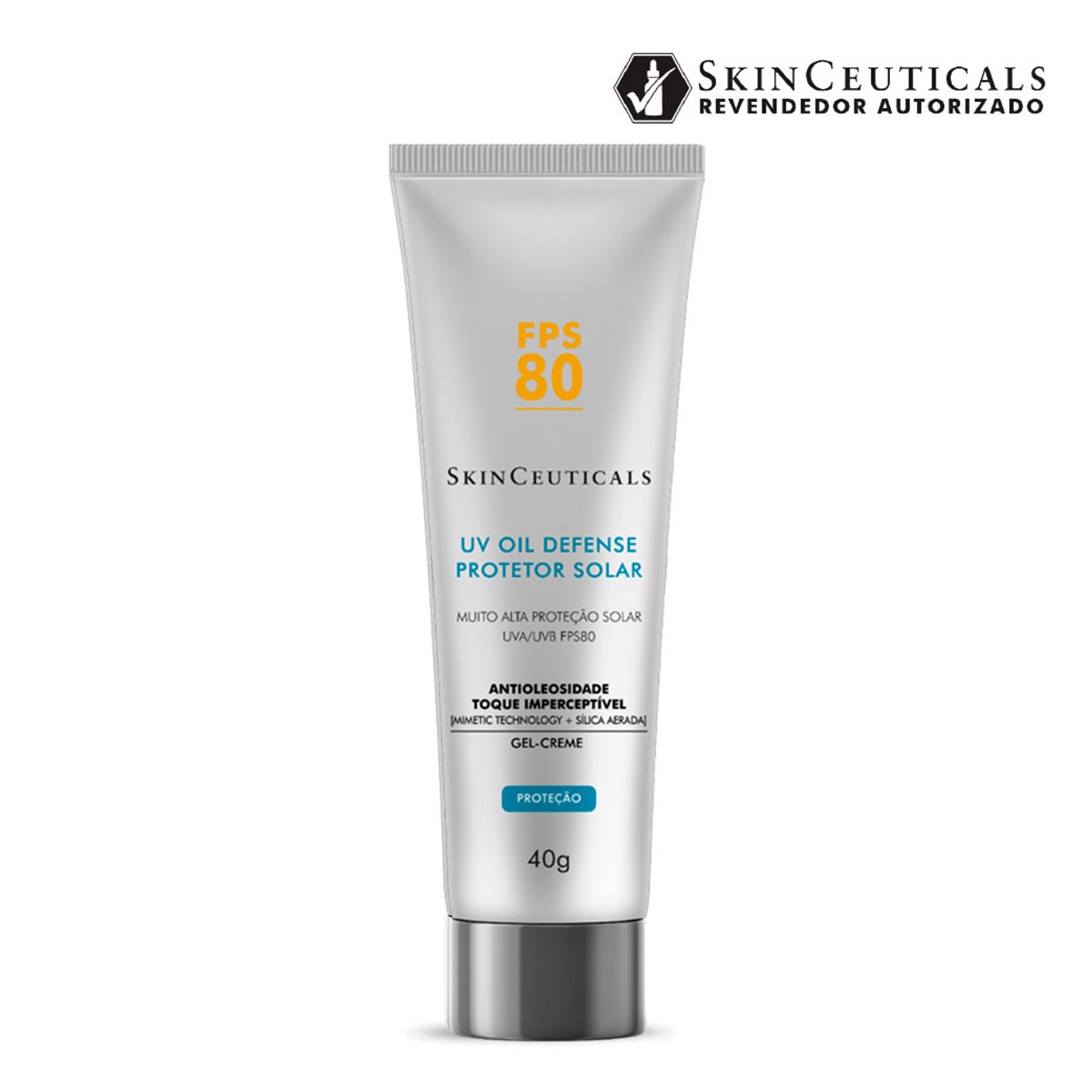 Protetor Solar Facial SkinCeuticals UV Oil Defense FPS 80 com 40g 40g
