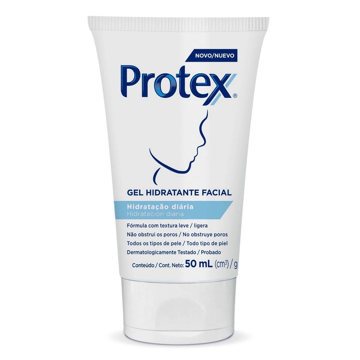 Protex Gel Hidratante Facial Diário com 50ml Menor preço em Protex Gel Hidratante Facial Diário com 50ml
