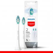 Refil para Escova de Dente Elétrica Philips Colgate SonicPro Limpeza Profunda com 2 unidades