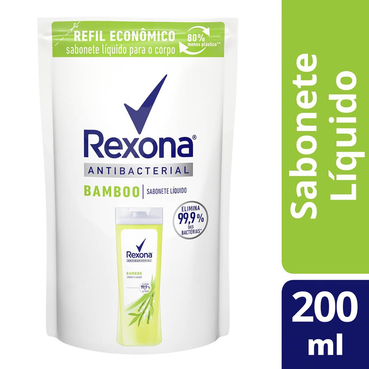 REXONA SABONETE LIQUIDO BAMBOO FRESH REFIL 200ML Menor preço em REXONA SABONETE LIQUIDO BAMBOO FRESH REFIL 200ML