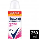 Desodorante Antitranspirante Aerossol Rexona Powder Dry com 250ml