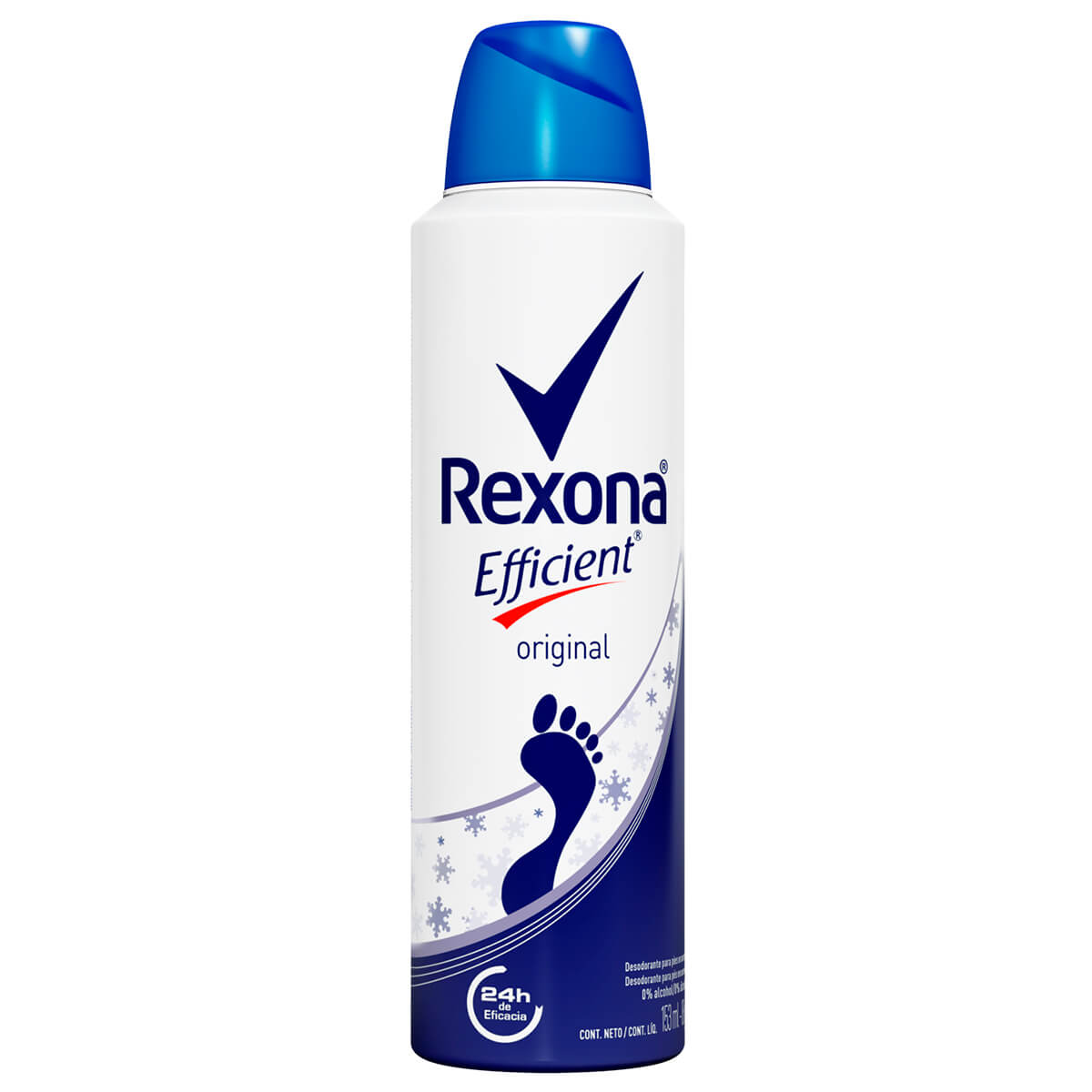Desodorante Aerosol para os Pés Rexona Efficient Original com 153ml Menor preço em Desodorante Aerosol para os Pés Rexona Efficient Original com 153ml