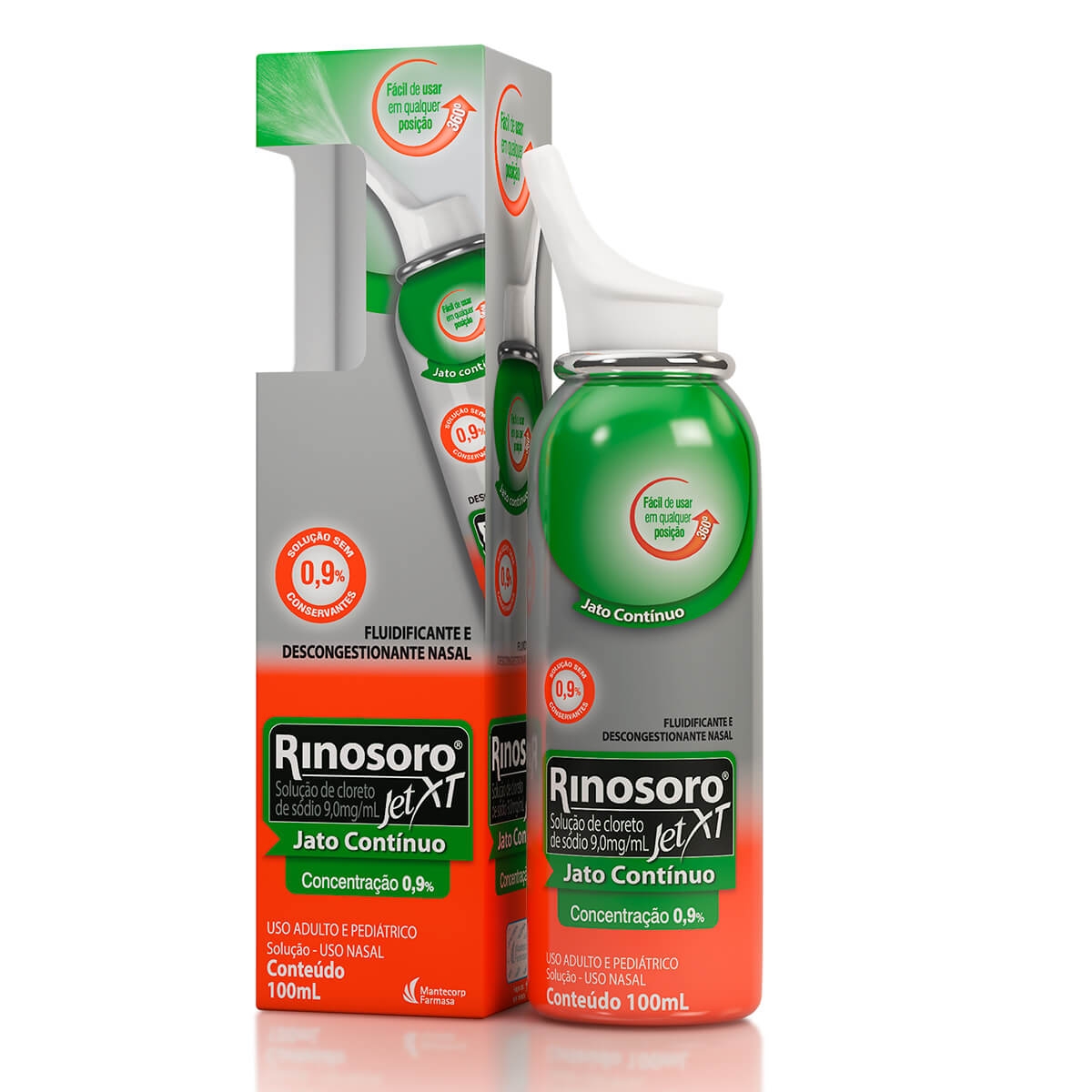 Rinosoro 9,0mg/ml Descongestionante Spray 100ml Solução