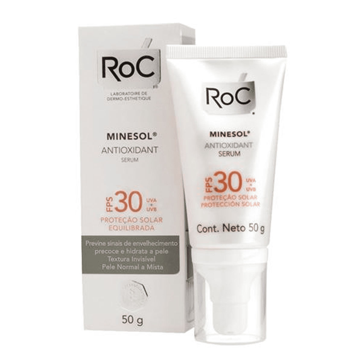 Protetor Solar Roc Minesol Antioxidante Gel Creme FPS30