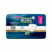 Fralda Calça Geriátrica Unissex Bigfral Pants Premium G/XG 20 unidades