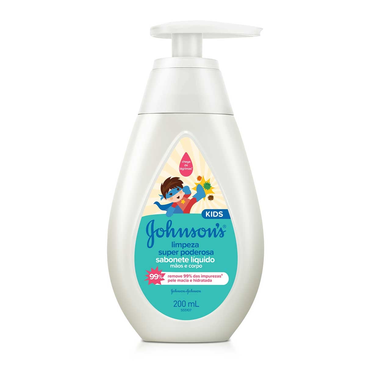 Sabonete Liquido Johnson's Limpeza Super Poderosa com 200ml 200ml