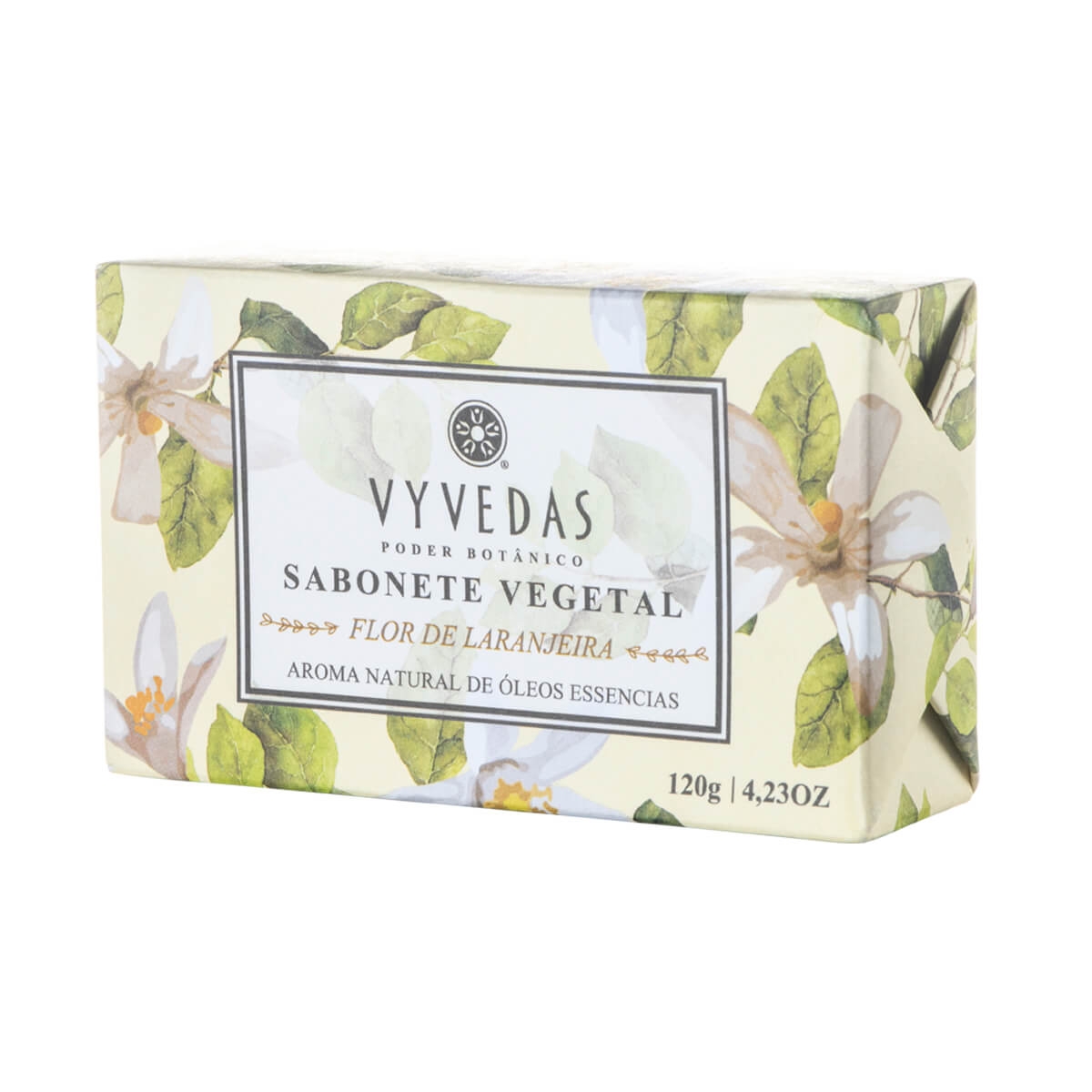 Sabonete Vegetal em Barra Vyvedas Flor de Laranjeira 120g