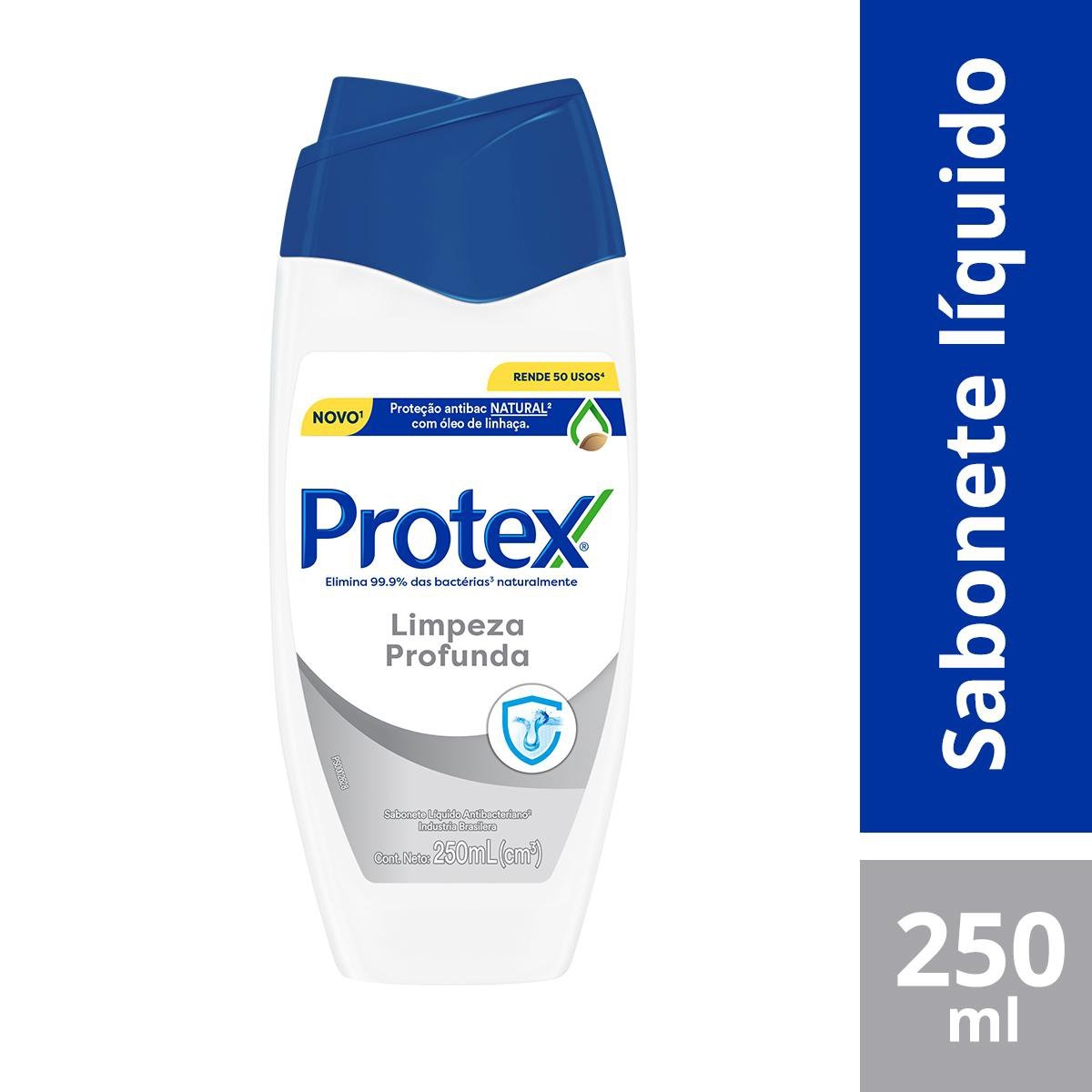 Sabonete Líquido Corporal Protex Limpeza Profunda com 250ml