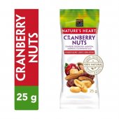 NATURES HEART CRANBERRY NUTS 25G