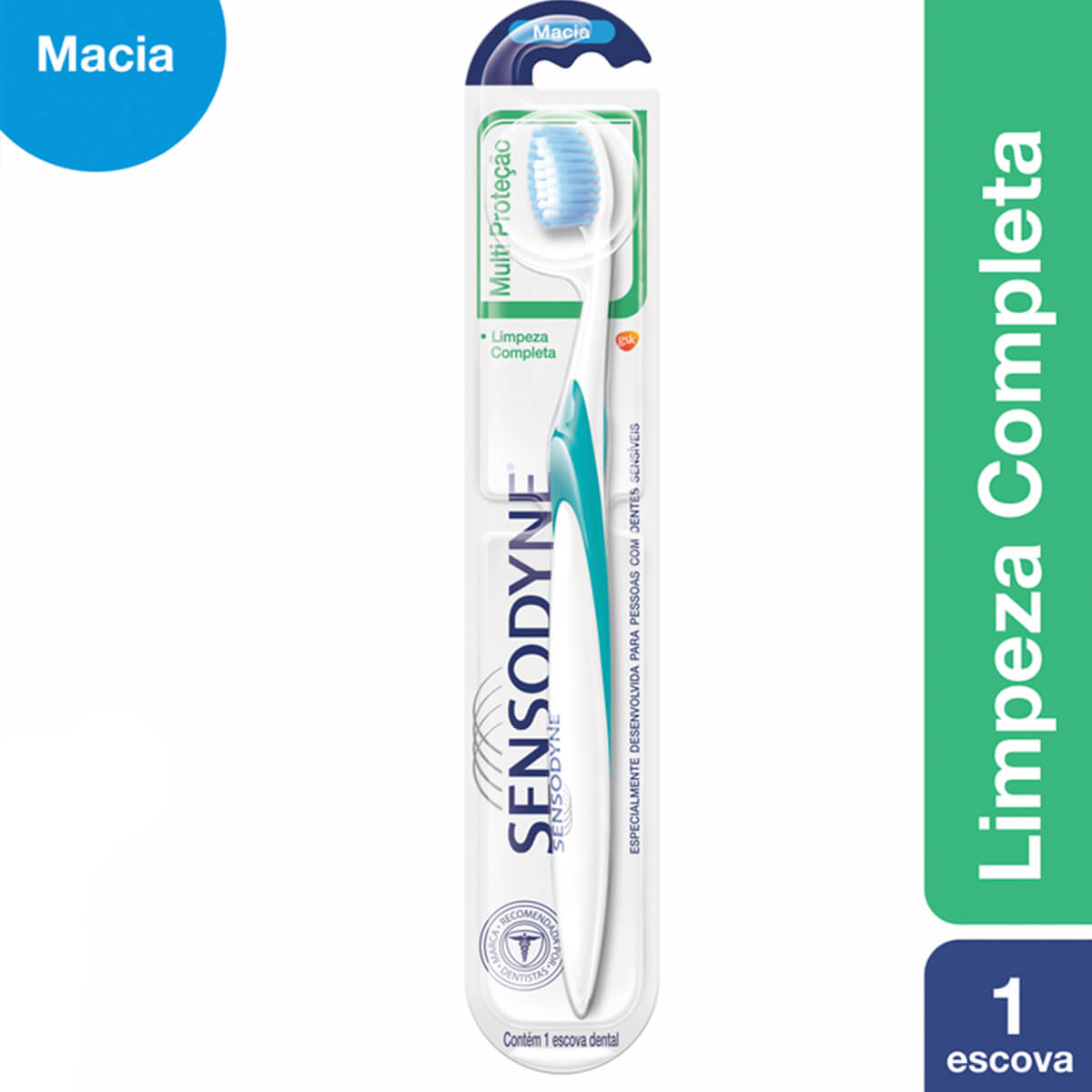 SENSODYNE ESCOVA DENTAL MULTI PROTECAO MACIA Menor preço em SENSODYNE ESCOVA DENTAL MULTI PROTECAO MACIA