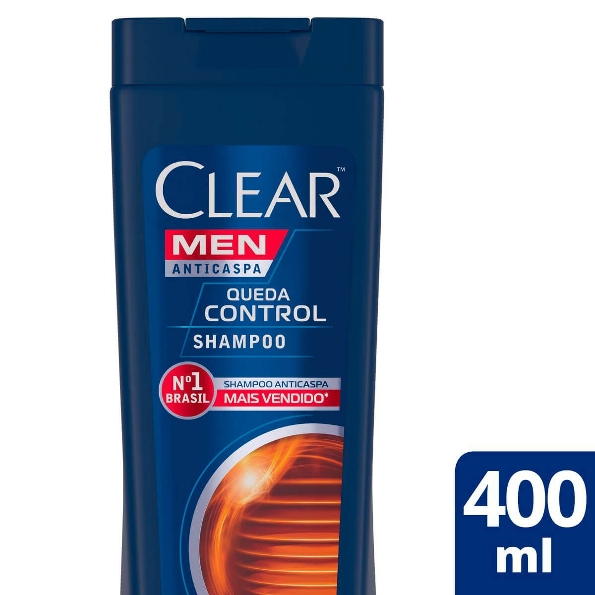 Shampoo Anticaspa Clear Men Queda Control com 400ml Menor preço em Shampoo Anticaspa Clear Men Queda Control com 400ml