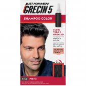 Shampoo Color Grecin 5 Tonalizante Masculino Preto com 1 unidade