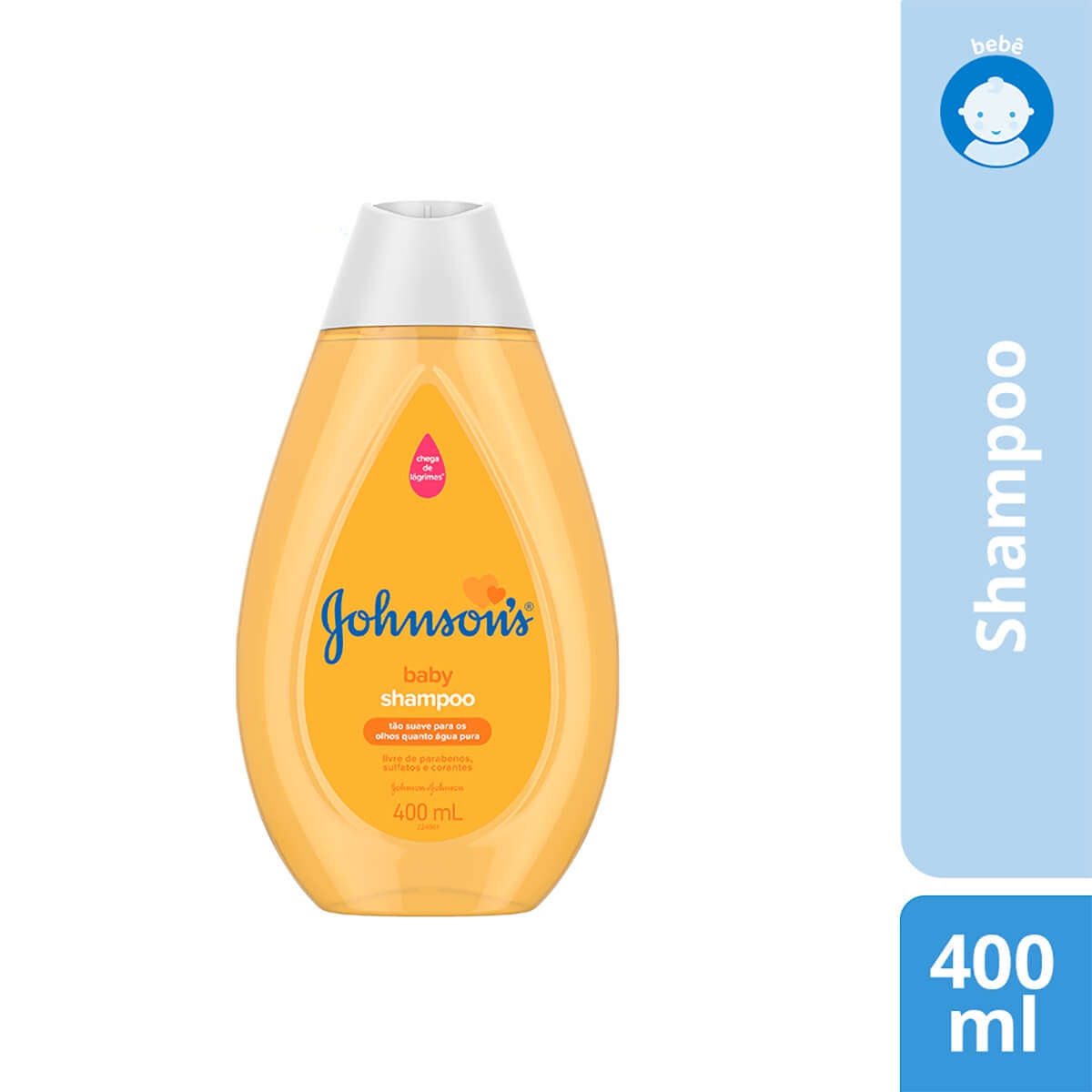 Shampoo Johnson's Baby Regular 400ml Johnson & Johnson Drogasil