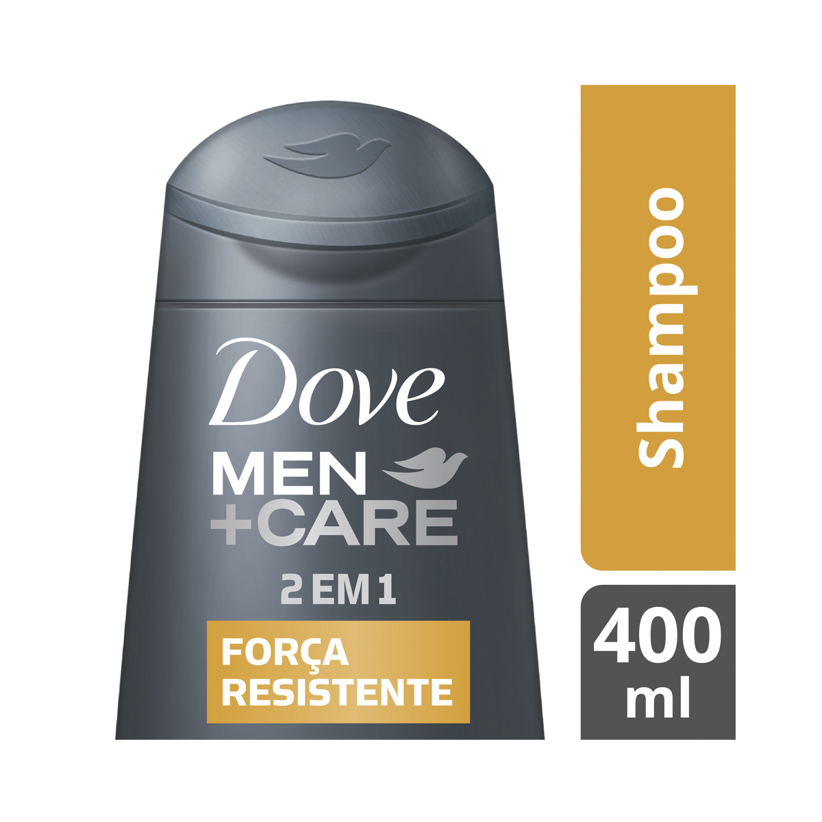 DOVE MEN SHAMPOO 2X1 FORCA RESISTENTE 400ML Menor preço em DOVE MEN SHAMPOO 2X1 FORCA RESISTENTE 400ML