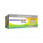 Simeticona 125mg 10 Cápsulas Medquímica