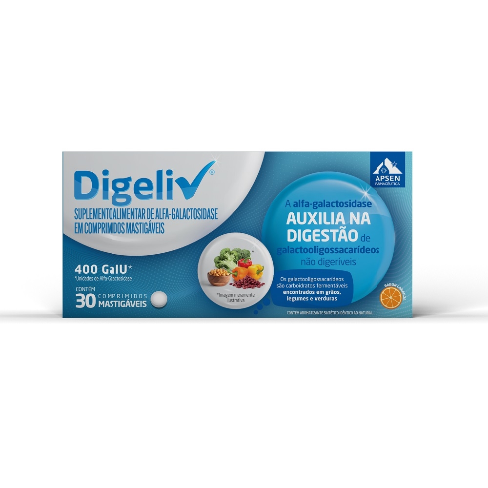 Suplemento Alimentar Digeliv 30 comprimidos