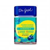 Suplemento Alimentar Dr. Good Vitamina D Blueberry com 30 gomas