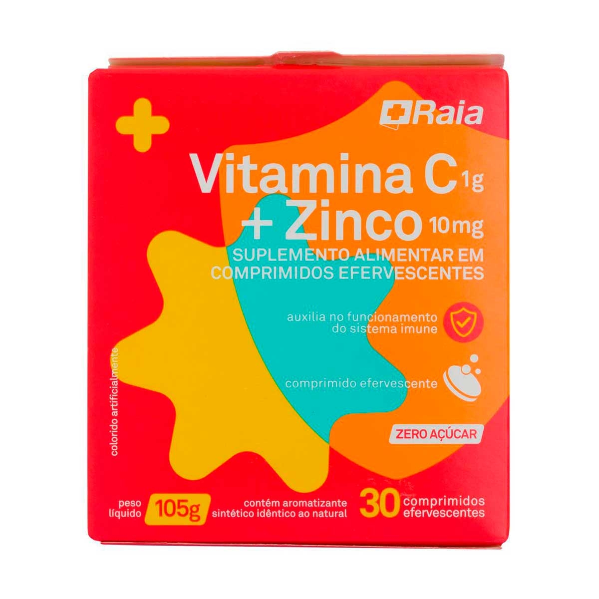 Suplemento Alimentar Vitamina C + Zinco Raia 30 Comprimidos Menor preço em Suplemento Alimentar Vitamina C + Zinco Raia 30 Comprimidos
