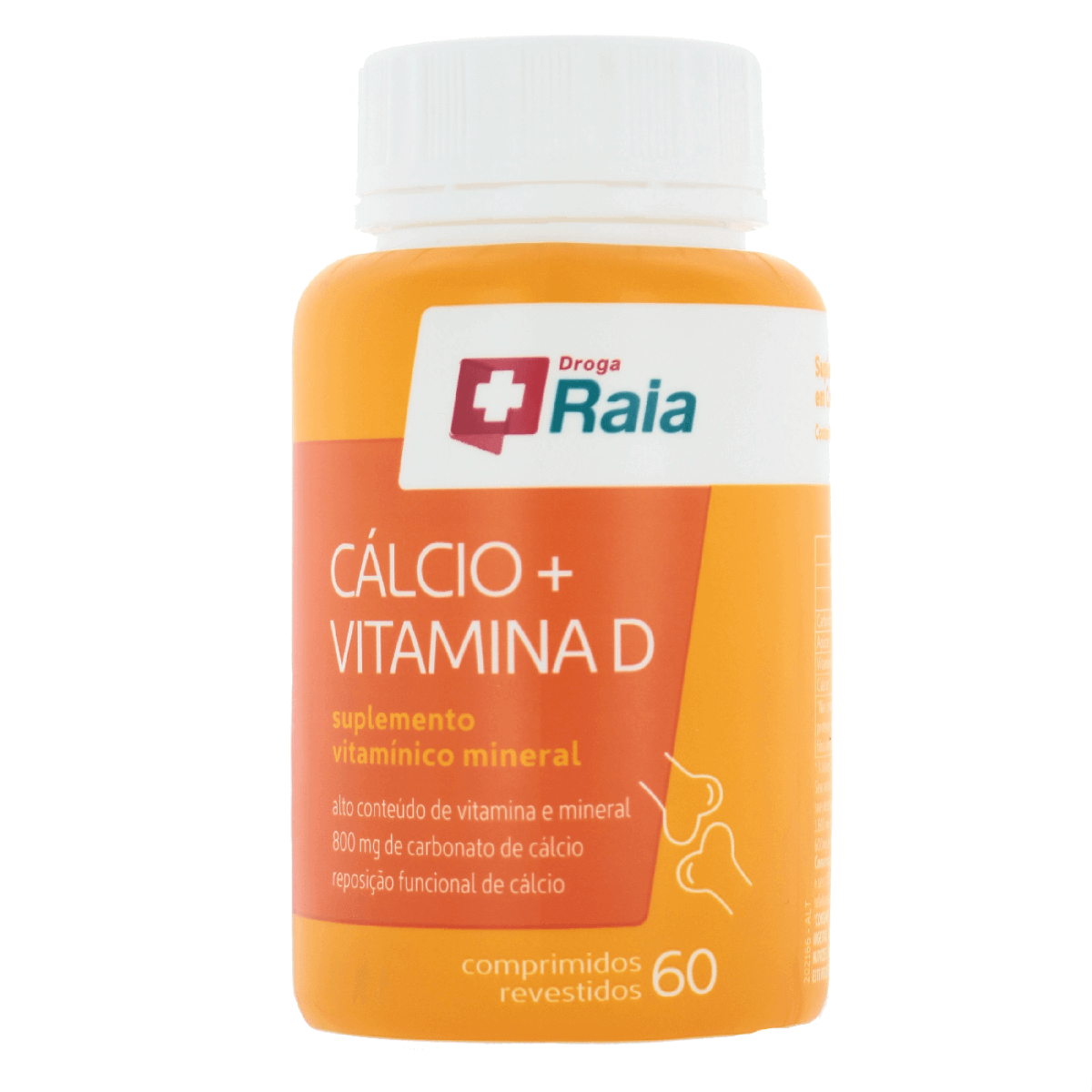 RAIA CALCIO+VITAMINA-D COM 60 COMPRIMIDOS Menor preço em RAIA CALCIO+VITAMINA-D COM 60 COMPRIMIDOS
