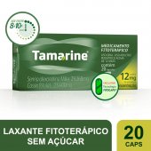Laxante Fitoterápico Tamarine 12mg - 20 Cápsulas