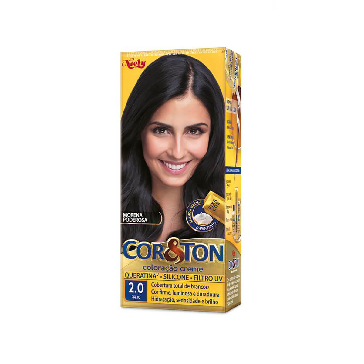 Tintura Niely Cor e Ton 2.0 Preto 1 Unidade