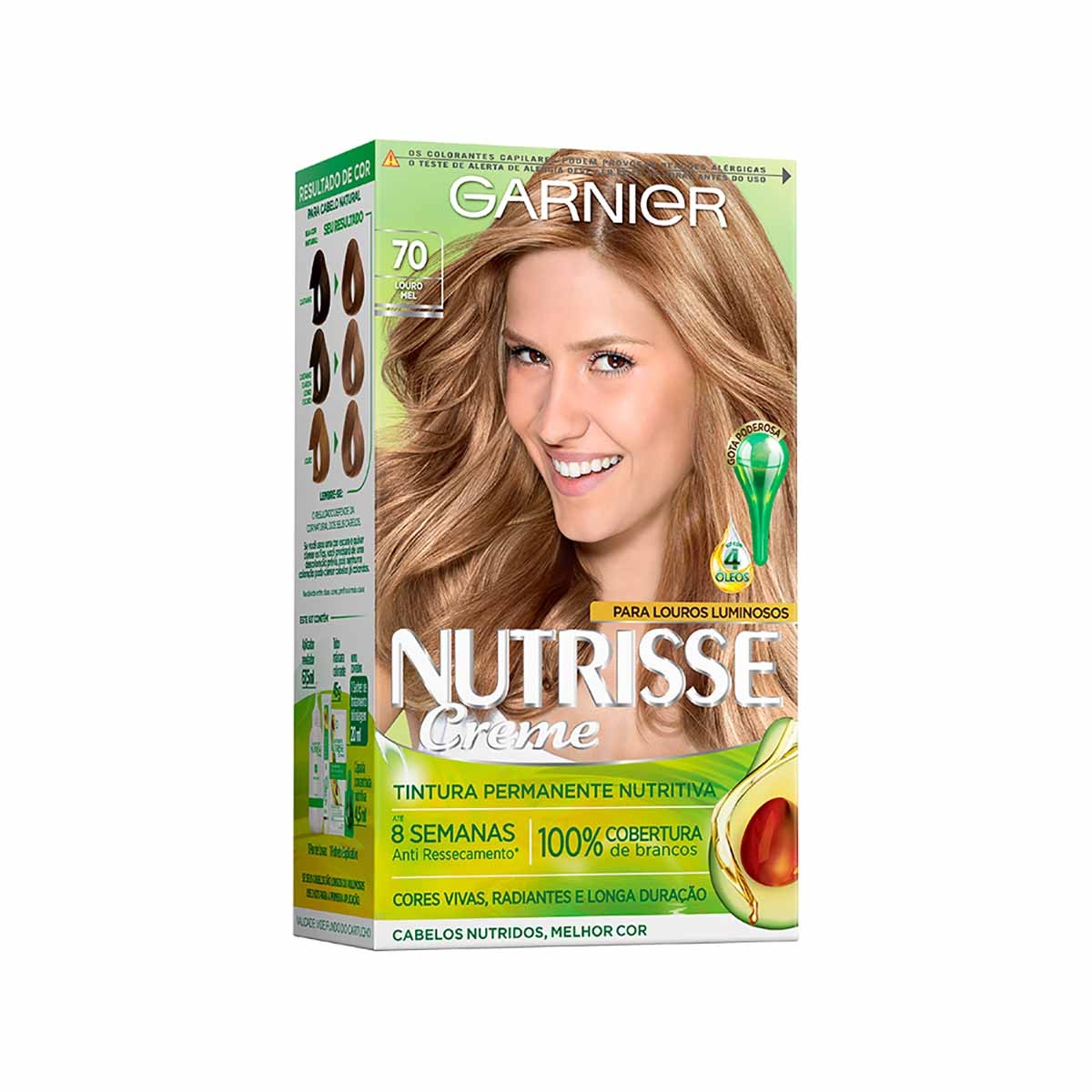 Tintura Nutrisse Creme 70 Louro Mel com 1 unidade Garnier 1 Unidade
