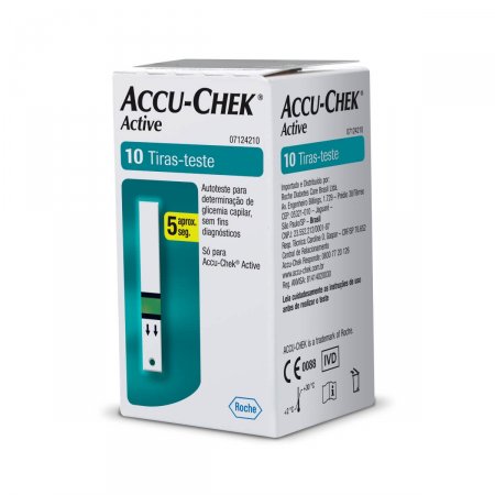 Tiras Accu Chek Active para Controle de Glicemia Active Roche | Drogasil.com Foto 2