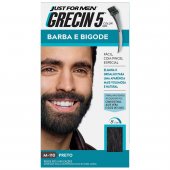Tonalizante Grecin 5 Just For Men Color Gel Barba e Bigode Preto com 1 Unidade