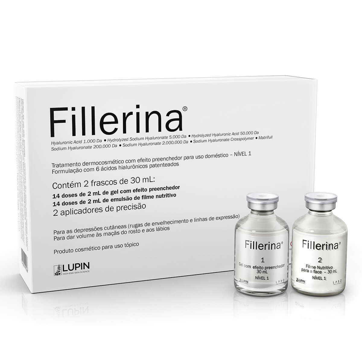 Tratamento Facial Fillerina Nível 1 2 Unidades