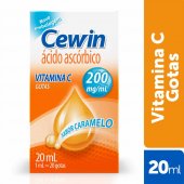 Vitamina C Cewin 200mg/ml Gotas com 20ml