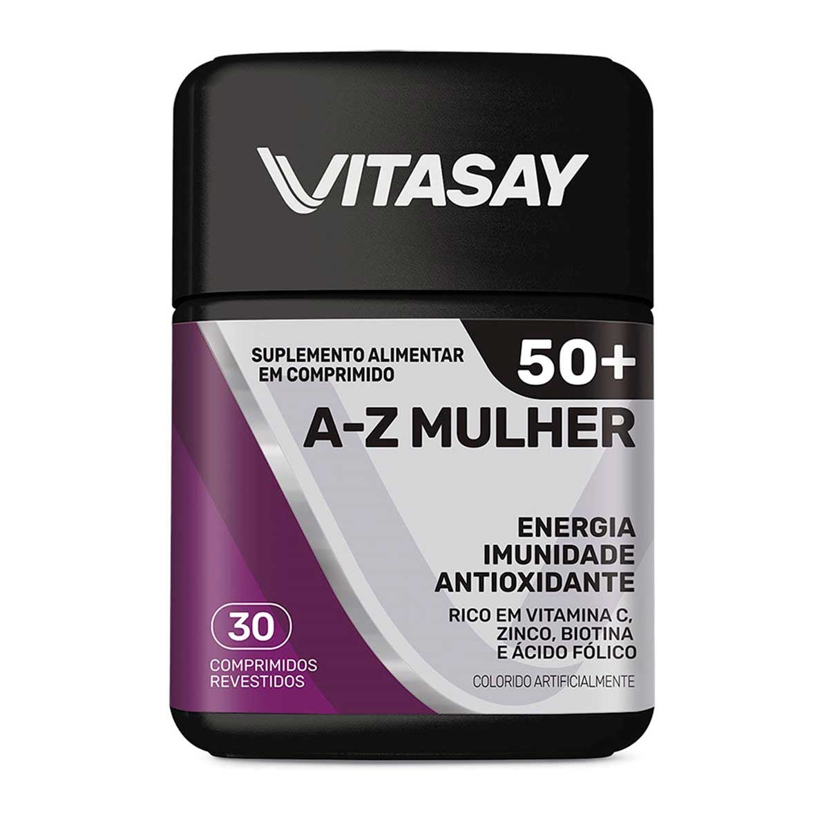 Suplemento Alimentar Vitasay 50+ Mulher A-Z com 30 comprimidos Menor preço em Suplemento Alimentar Vitasay 50+ Mulher A-Z com 30 comprimidos