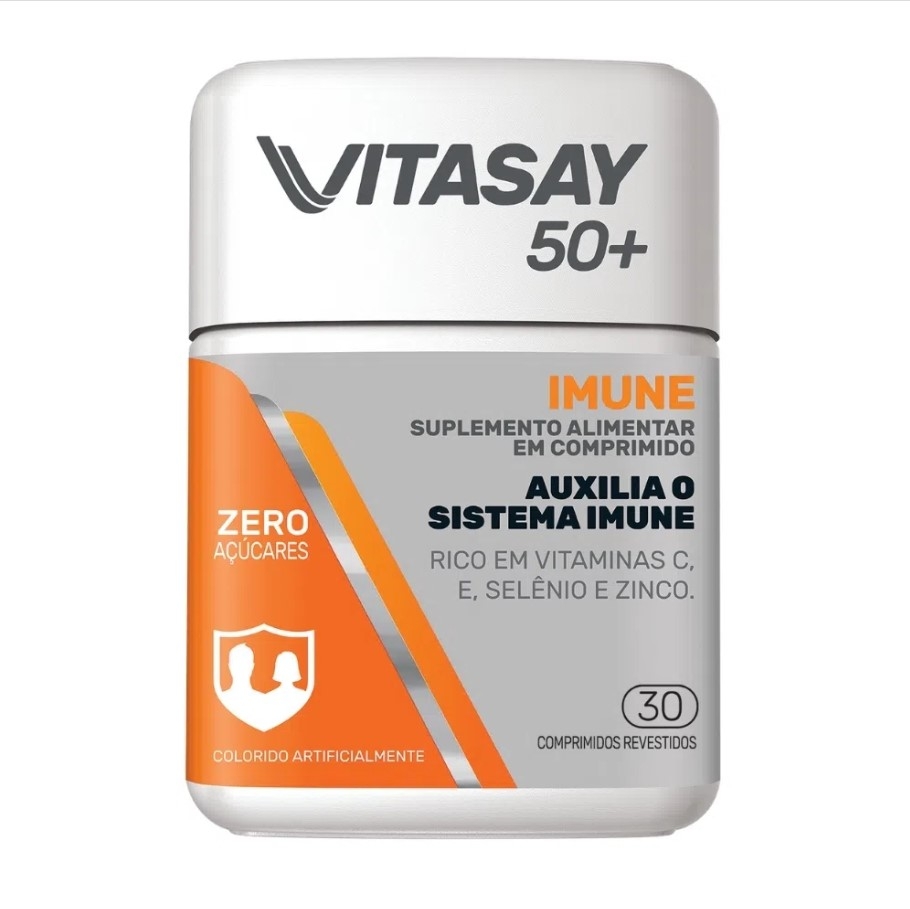 VITASAY50+ IMUNE SUPLEMENTO ALIMENTAR 30 COMPRIMIDOS Menor preço em VITASAY50+ IMUNE SUPLEMENTO ALIMENTAR 30 COMPRIMIDOS
