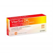 Suplemento Vitamínico ViterSol DK2 com 30 comprimidos