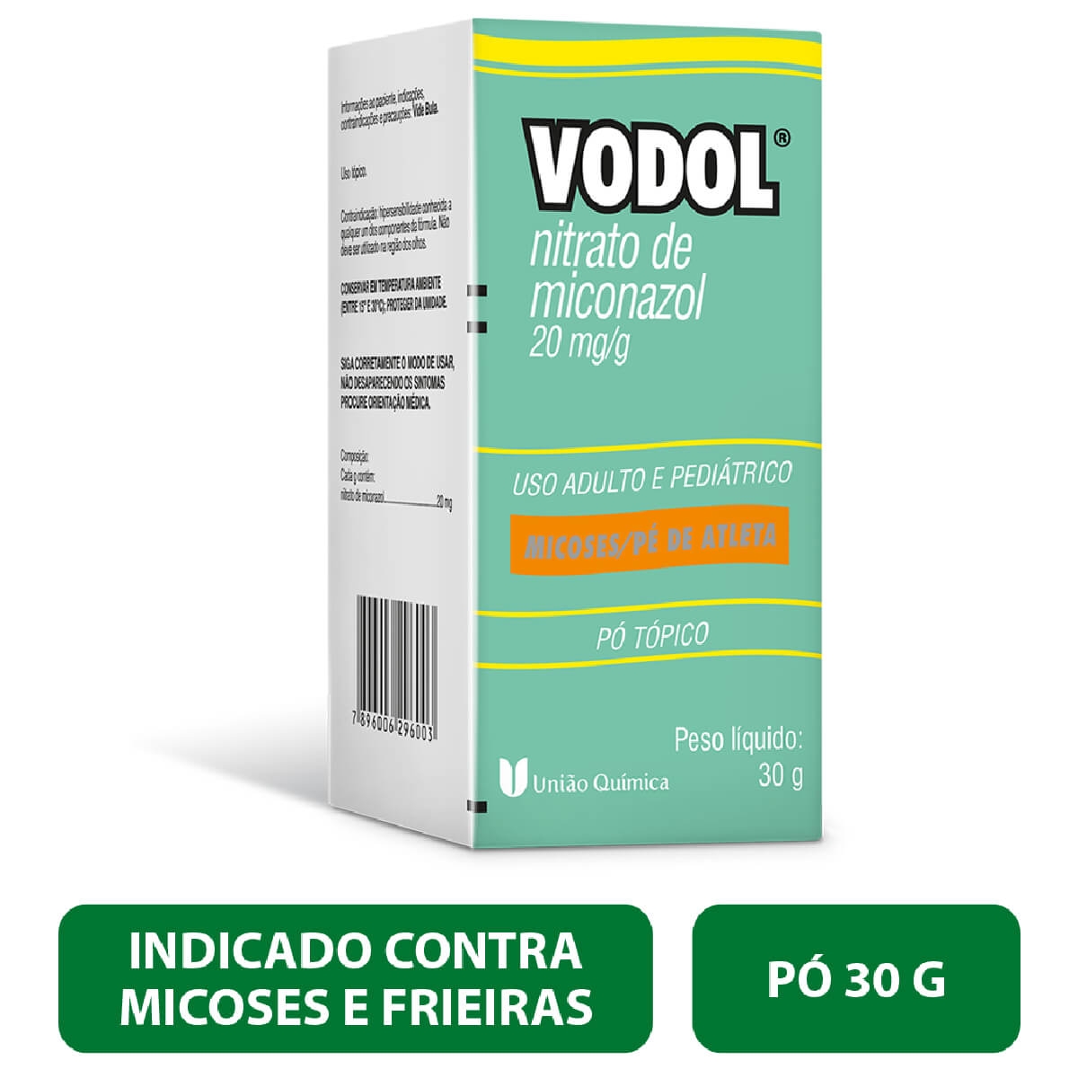 Vodol 30g Pó União Química | Drogasil