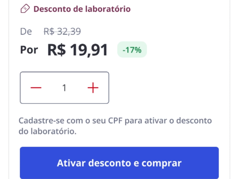 PARCERIA DO ANO COM DROGASIL, DESCONTOS A PARTIR DE 15%. PEÇA