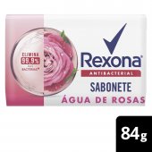 Sabonete em Barra Rexona Antibacterial Água de Rosas 84g