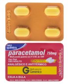 Paracetamol 750mg 4 comprimidos Neo Química Genérico