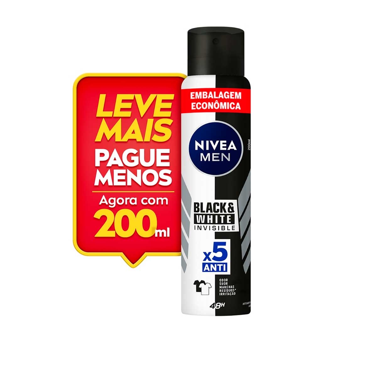 Desodorante Aerosol Nivea Men Active Dry Impact 200ml: Oferta