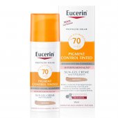 Protetor Solar Facial Eucerin Sun Pigment Control Tinted Médio FPS 70 - 50ml