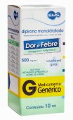 Dipirona Monoidratada 500mg/ml Solução Gotas 10ml EMS Genérico