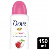 Desodorante Dove Go Fresh Romã & Verbena Aerossol Antitranspirante com 150ml