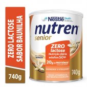 Complemento Alimentar Nutren Senior Zero Lactose Baunilha com 740g