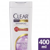 Shampoo Anticaspa Clear Women Hidratação Intensa com 400ml