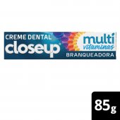 Pasta de Dente Closeup Multivitaminas +12 Benefícios Branqueador 85g