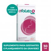Suplemento de Vitamina D Ofolato D 2.000UI com 30 comprimidos