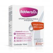 Vitamina D Addera D3 400UI Gotas com 10ml
