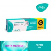 Clotrimazol 10mg/g Creme Dermatológico 20g Medley Genérico