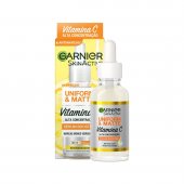Sérum Booster Garnier SkinActive Uniform&Matte Antimarcas com Vitamina C 30ml