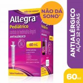 Allegra Pediátrico 6mg/ml Suspensão Oral Framboesa 60ml
