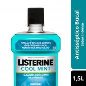 Enxaguante Antisséptico Bucal Listerine Cool Mint com 1,5L